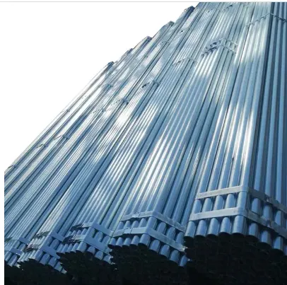 Q235 Welded Yeeb Nkab Scaffolding Steel Galvanized Tube